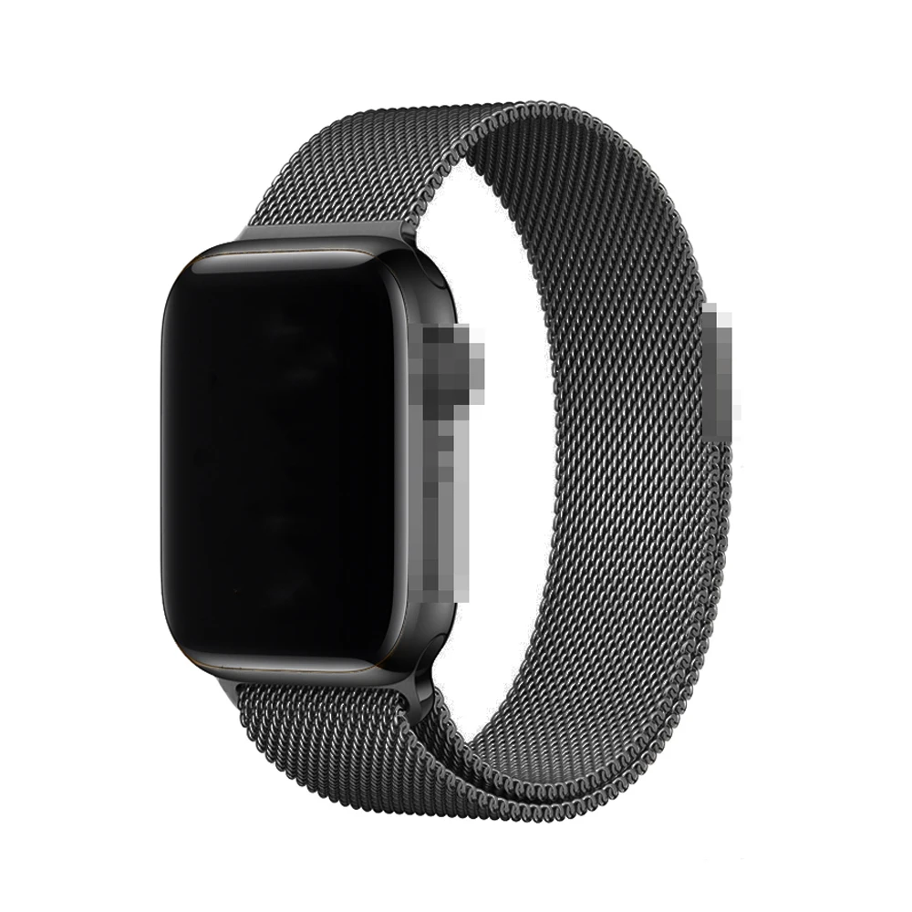 

Stainless Steel Milanese Magnetic Buckle Bracelet Watch Band For Apple iWatch Strap 7 6 5 4 3 2 1 41mm 45mm