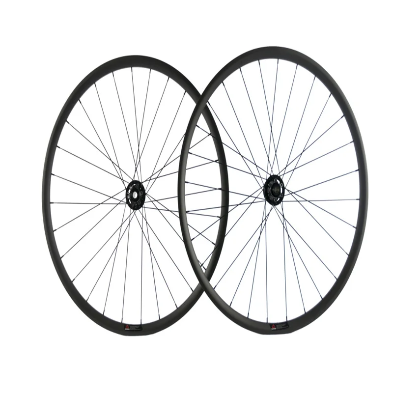 

TB2100 29 inch All Mountain Strong MTB wheelset Carbon Bicycle Wheels 30mm Width Asymmetric clincher T700 carbon wtih 791 792, Black