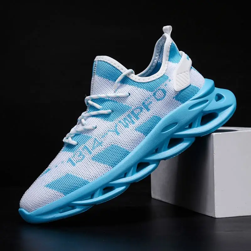 

New design lightweight breathable custom men sports shoes mens sneakers, Optional