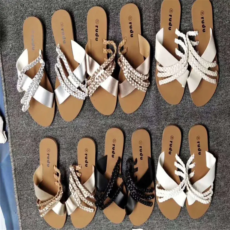 

Cheap summer ladies shoe overstock fashion style 6 color casual shoes sandals for women and ladies, Black ,silver, gold ,rose gold