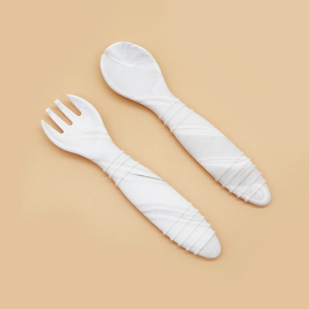 
2020 BPA Free Eco-friendly Factory Direct Supply Baby Silicone Spoon 