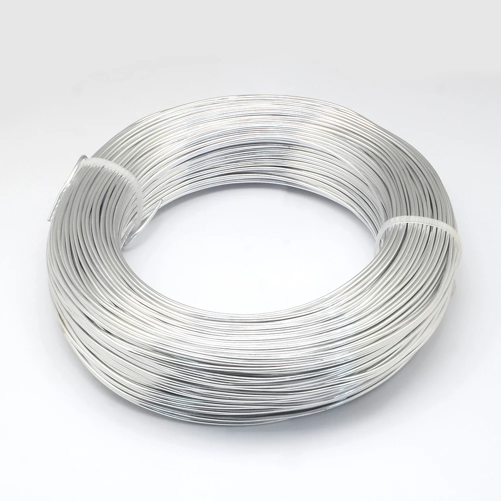 

PandaHall 0.6mm 22 Gauge Silver Flexible Craft Aluminum Wire