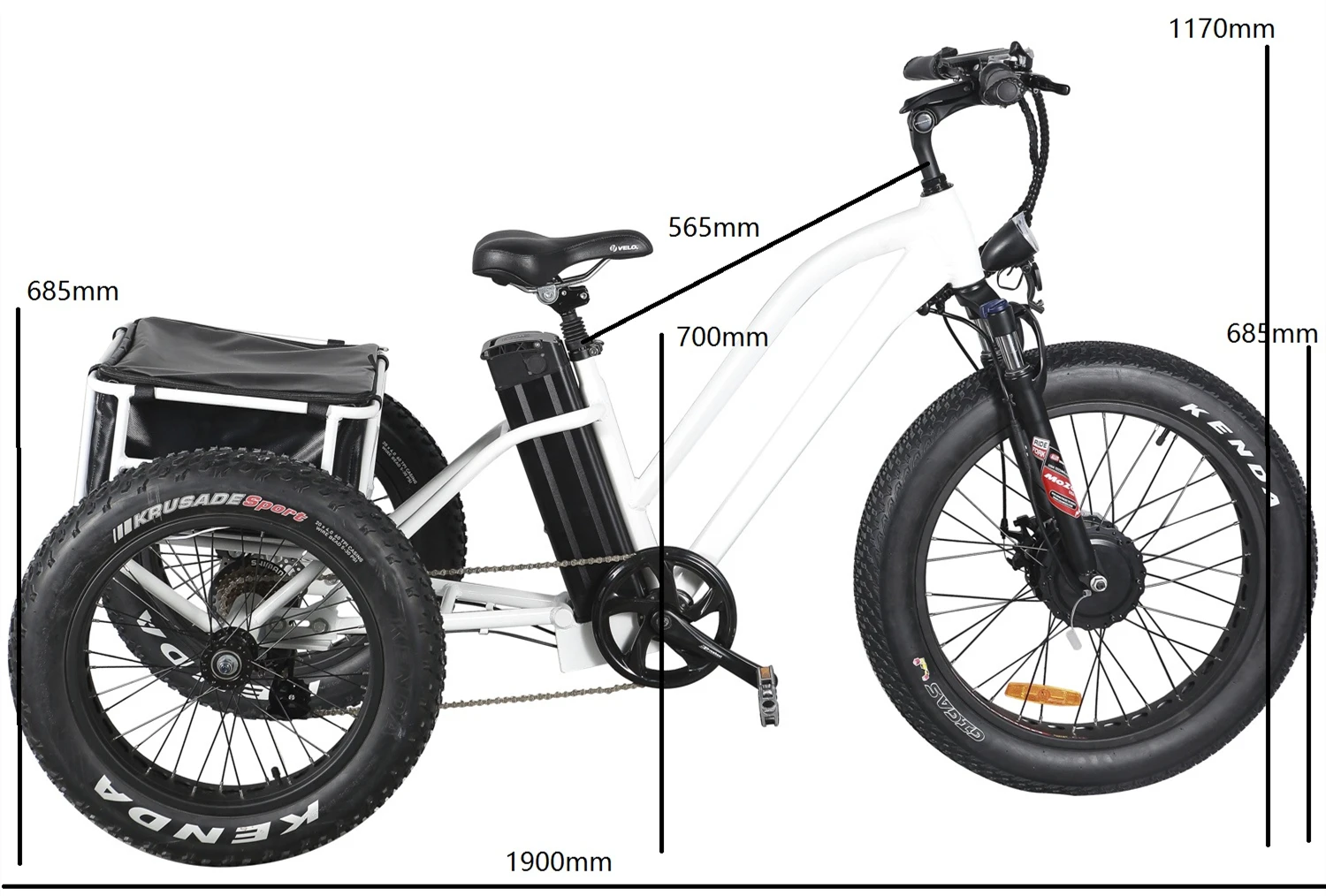 three wheel pedal bike