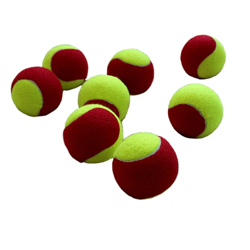 

training quality Stage 1 green tennis balls, Green and yellow and red
