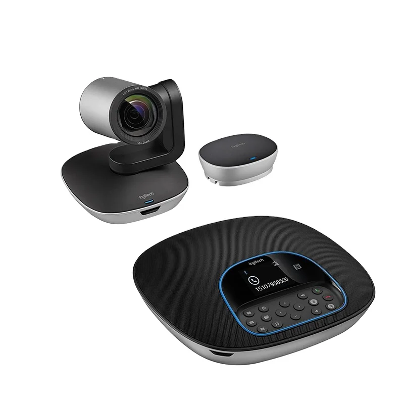 

Logitech CC3500e Group HD Video Audio Conferencing System Webcam Business Webcam Bundle with expansion Mics Speakerphone