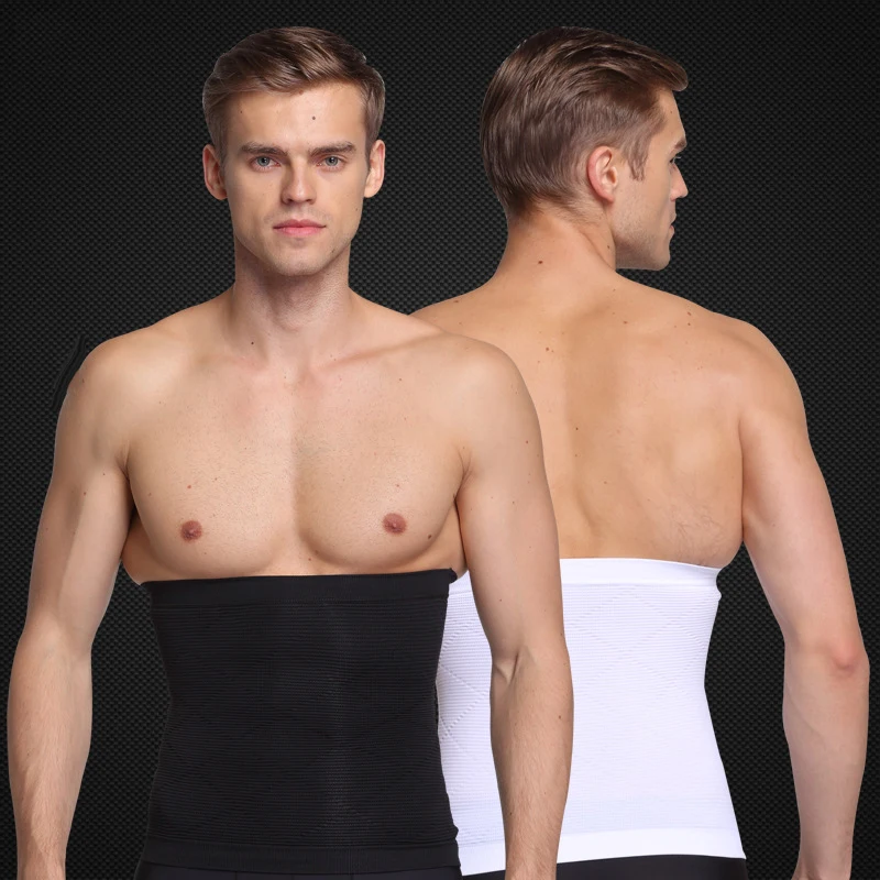 
Men Slimming Belt Underbust Corset Tummy Control Adbmon Slim Shapers Black White Shapewear for Men Belt Slimming  (62227488607)