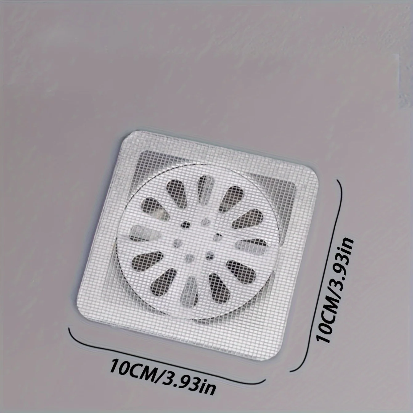 10pcs Floor Drain Sticker Insect-proof Self-adhesive Bathroom Hair Filter Net Sewer Filter Kitchen Anti-blocking Mesh Net