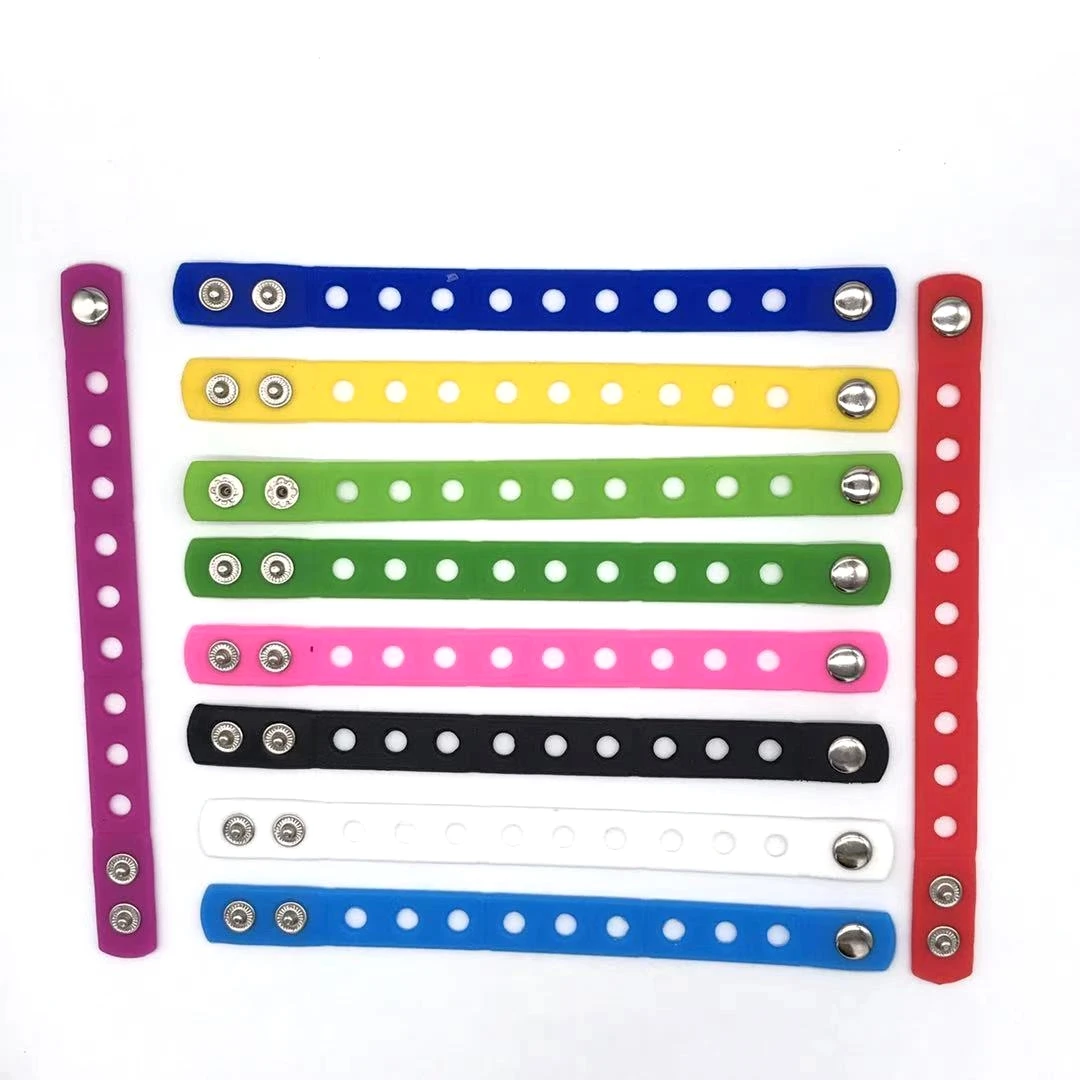 

Factory sales Mixed Colors Custom Silicone Wristband Rubber Bracelet for charms, Picture