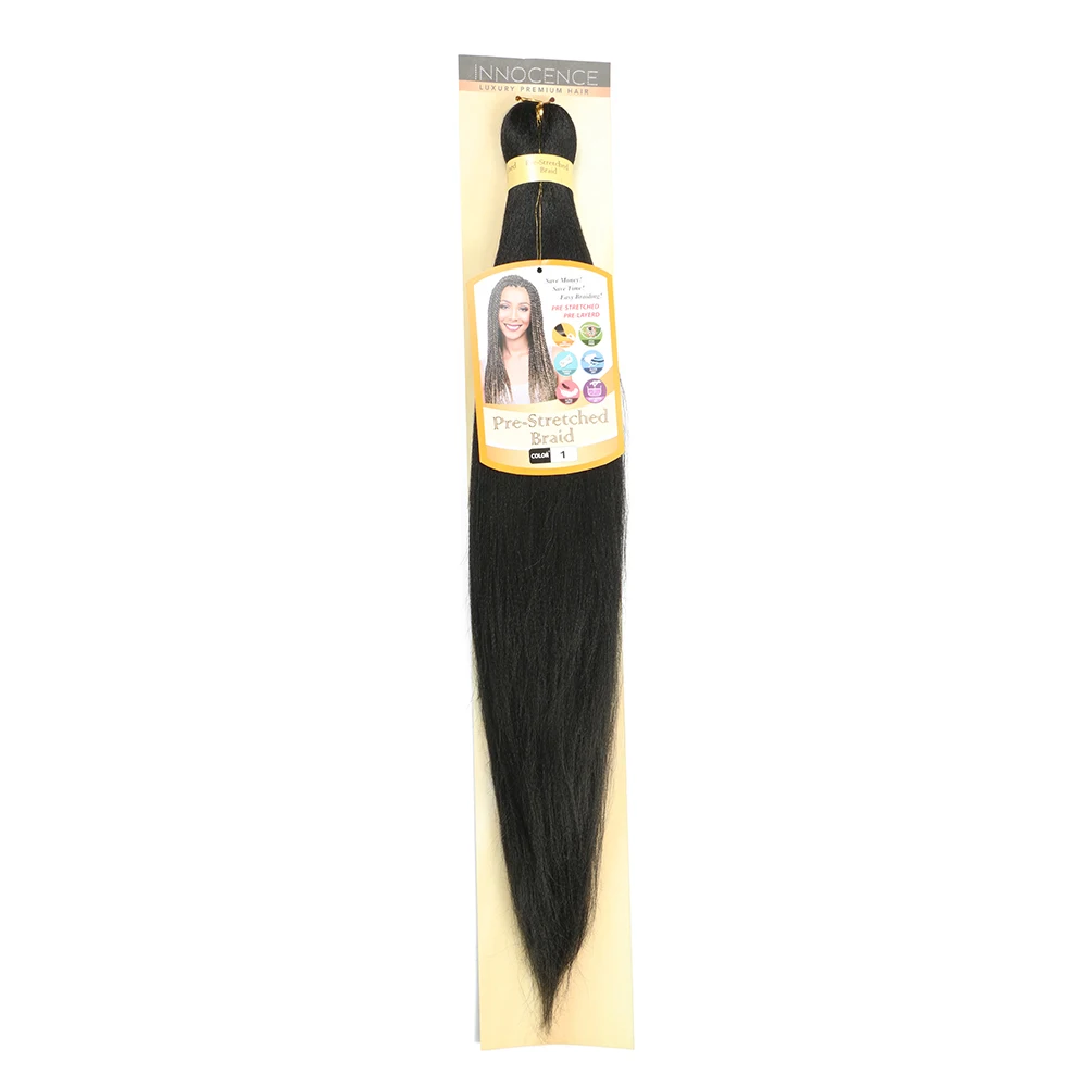 

Wholesale Synthetic Bulk Pre Stretch Expression Braiding Hair Extensions For African Women