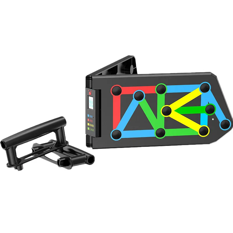 

Factory Price Electronic 9 in 1 strength training Home Gym Equipment Fitness Accessories Push Up Board for Body Building, Customized color