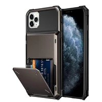 

For iphone 11 / 11 pro max wallet card holder case eco friendly insert credit card slot phone case