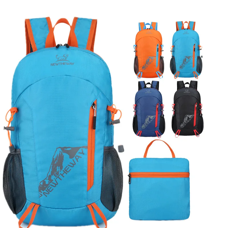 

Foldable waterproof school bag for adult children school student backpack outdoor travel climbing sport backpack folding, 9 colors or customized