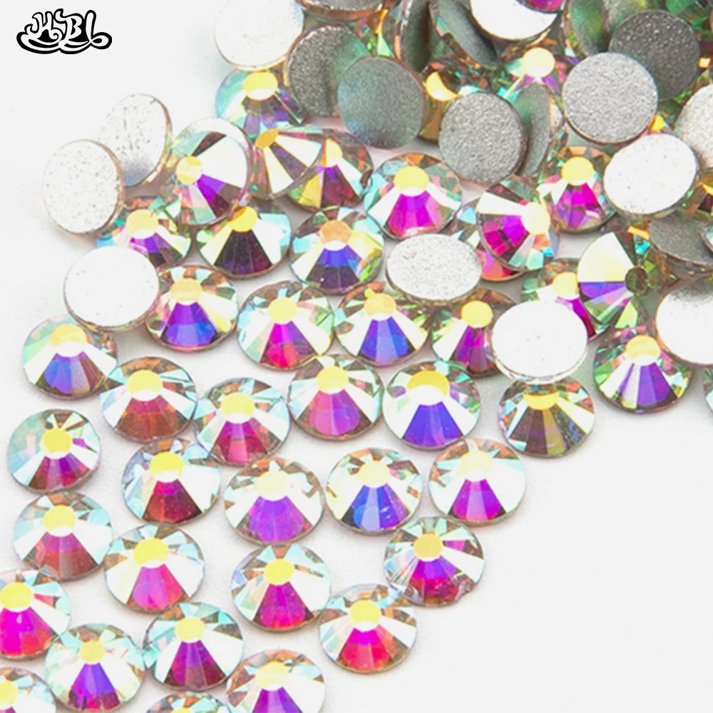 

Crystal Round Austria Flatback Crystal Ab Ss12 Non Hotfix Rhinestones In Bulk For Jewelry Decoration