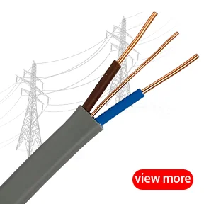 BVVB+E double sheathed wire and cable