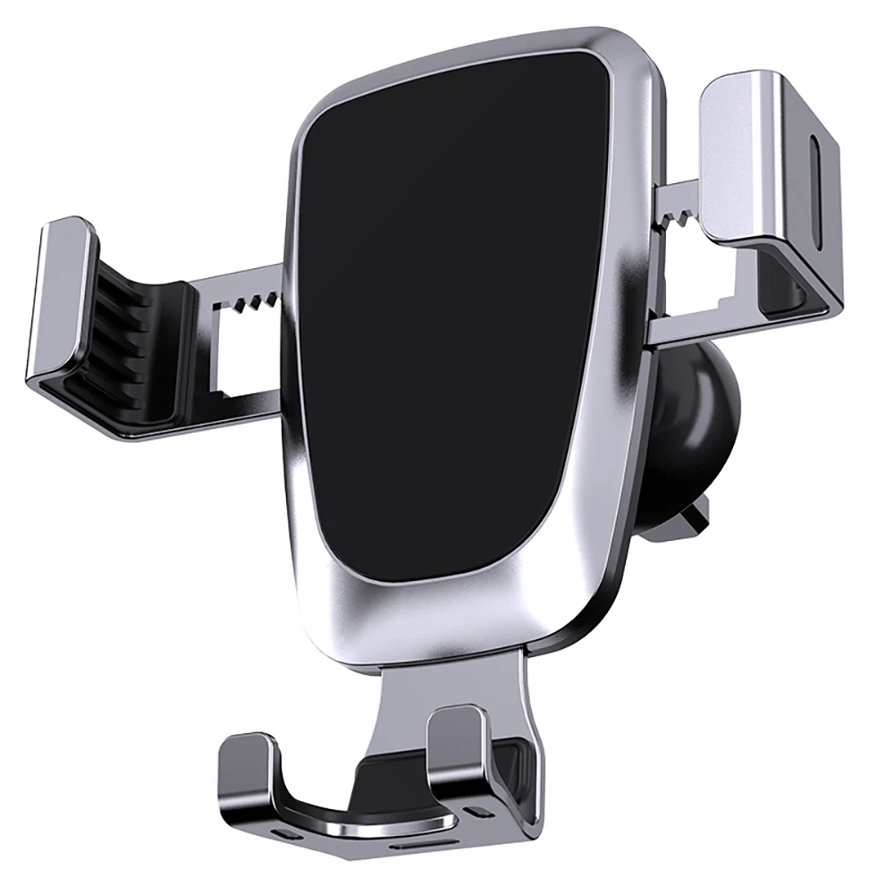 

Free Shipping 1 Sample OK 2021 Universal Car Phone Mount Adjustable Glass Mirror Aluminum Alloy Gravity Air Vent Car Holder, Oem