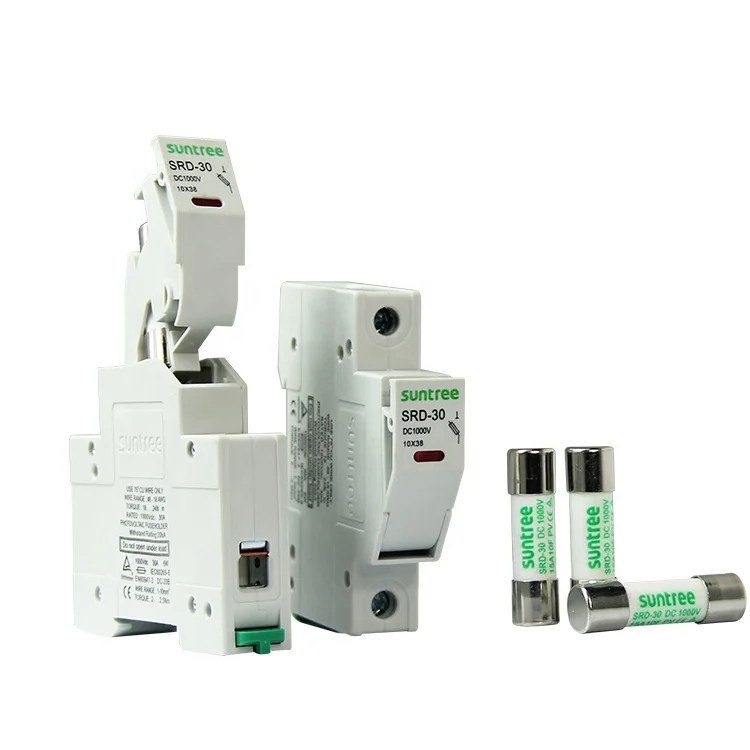 
SRD 30 Price List Ceramic Fuse Holder DC 1000V 16A Thermal Fuse Base CE Approved 