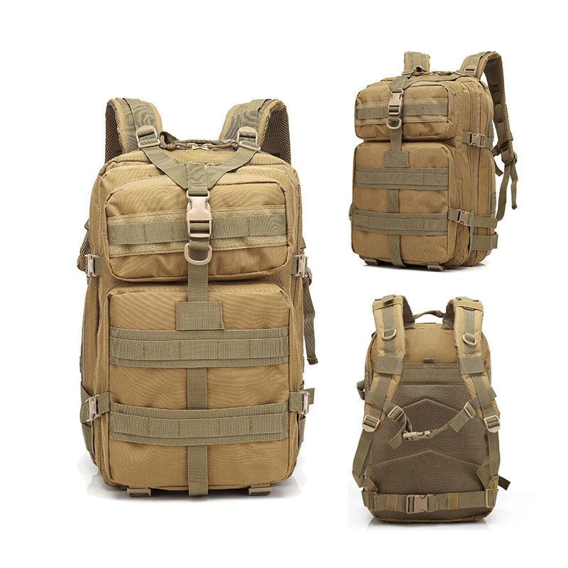 

Camouflage Multi-function Outdoor Sports Army Camping Training Waterproof 3p Tactical Backpack 45L Tactical Backpack