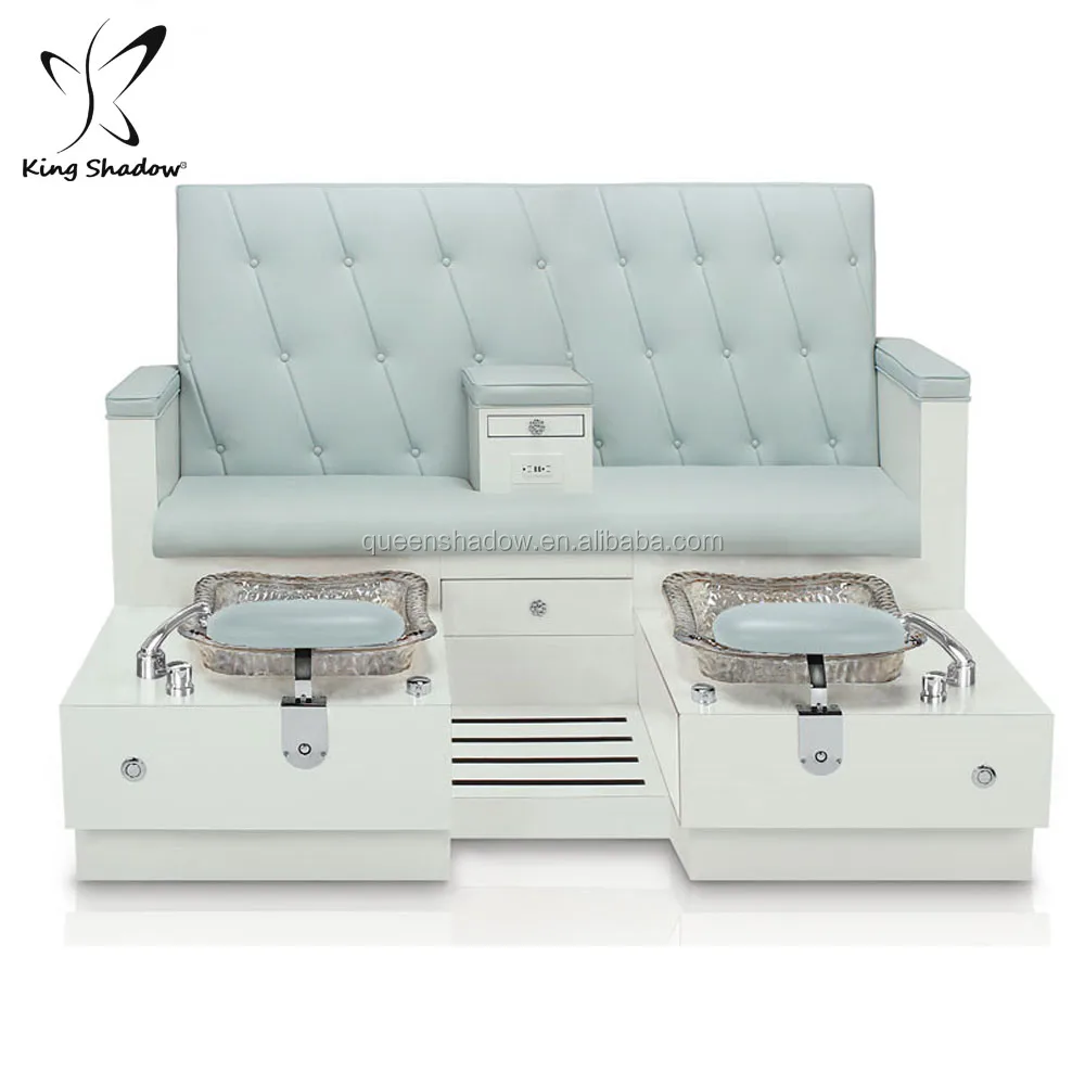 

Modern pedicure chair metal+tables nail salon manicure chair for nail salon spa massage furniture, Optional