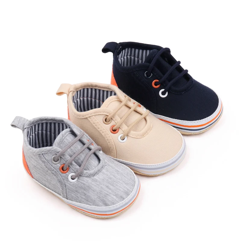 

0-1 Year Breathable Canvas Baby Boy Shoes Wholesale Cotton Toddler Shoes