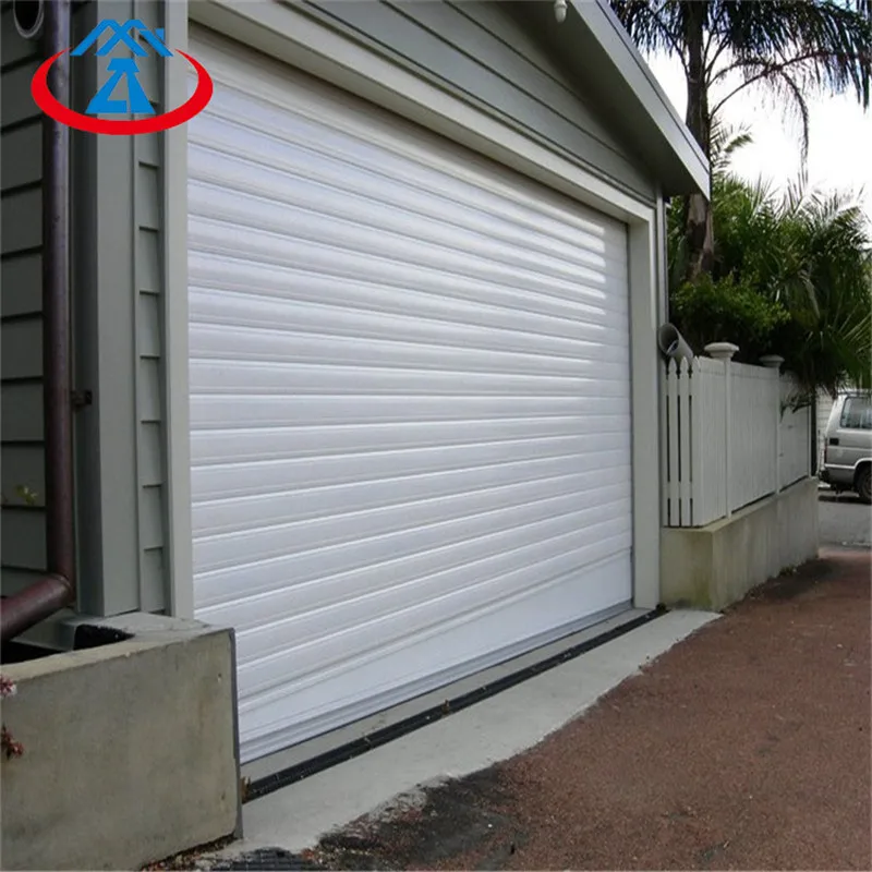 Strong windproof 12*9 white 1.5mm  aluminum  roller shutter garage door