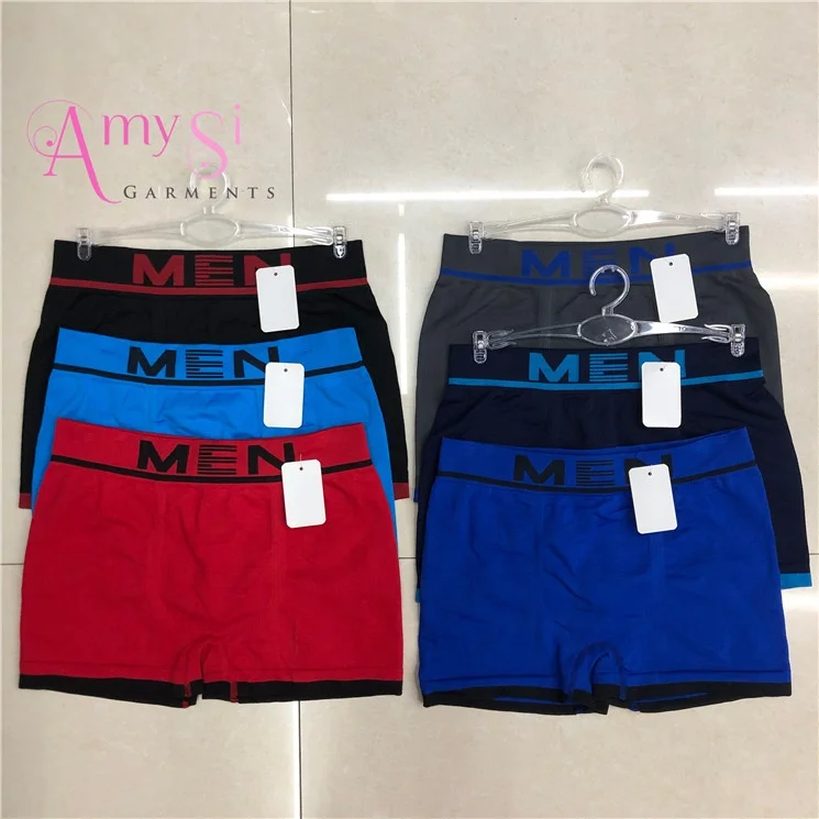 

0.59 usd NK107 High quliy soild color seamless Mens Underwear Boxer boys Shorts Panties, Mix color