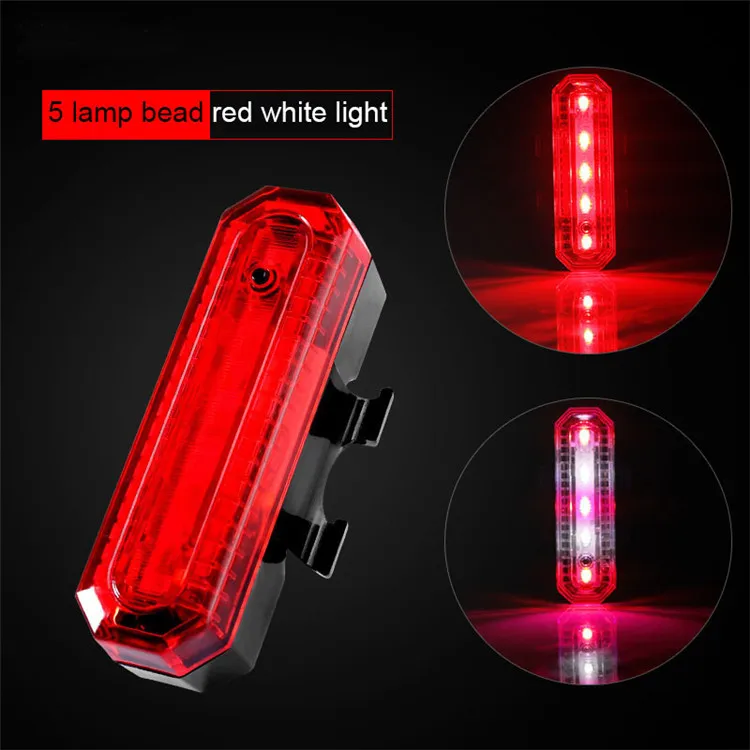 Best Seller Night Riding Rechargeable Usb Bicycle Tail Light Waterproof Bike Taillight