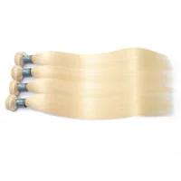 

10A Virgin Raw Brazilian Mink 613 Blonde Hair Bundles, Cambodian Cuticle Aligned Human Hair 613 Straight Weave