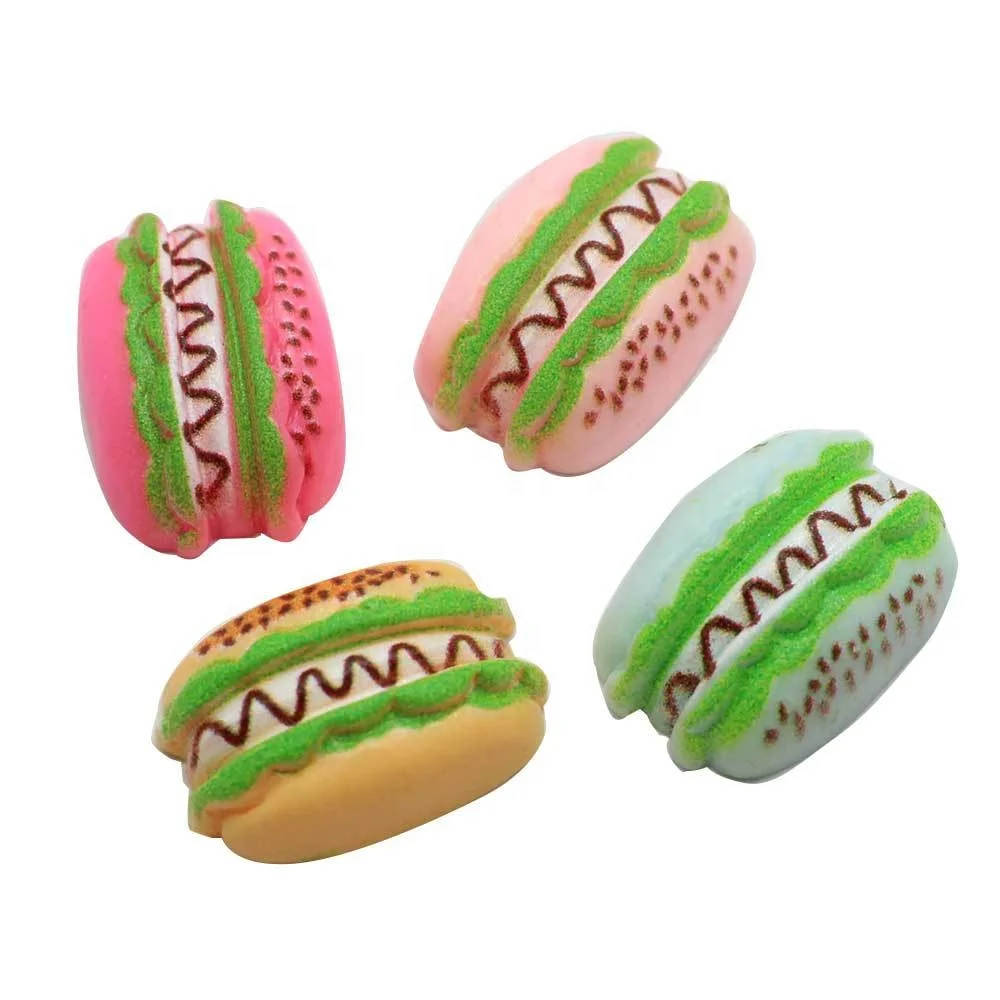 

DIY Cartoon 3d craft Resin hamburger Flatback charms pendant Kawaii handmade earring necklace bracelet keychain charms pendant, Picture
