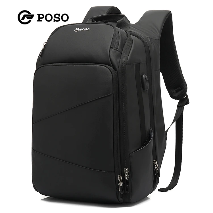 

Coolbell 2021 Bags Polyester Waterproof Smart Detachable 17 Inch Laptop Backpack Men Travel Business Backpack, Black