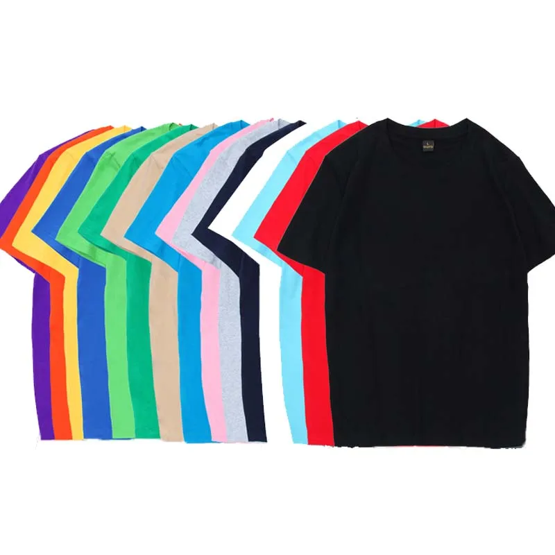 

High Quality Custom 100% Cotton Plain Blank Graphic T Shirt 2022 New Summer Fashion Men Crew Neck Plus Size Men'S T-Shirts