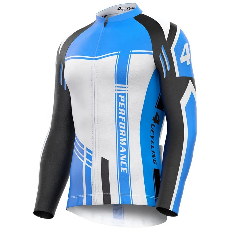 Men's Short/Long Sleeve Cycling Jersey Full Zip Moisture Wicking, Breathable Running Top - Bike Shirt