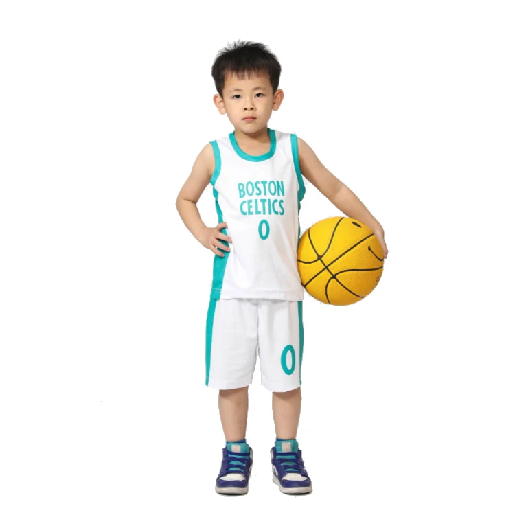 

Bosto Basket Uniform Basketball jersey uniform Junior Basketball Wear For Kids, Different color can be customized