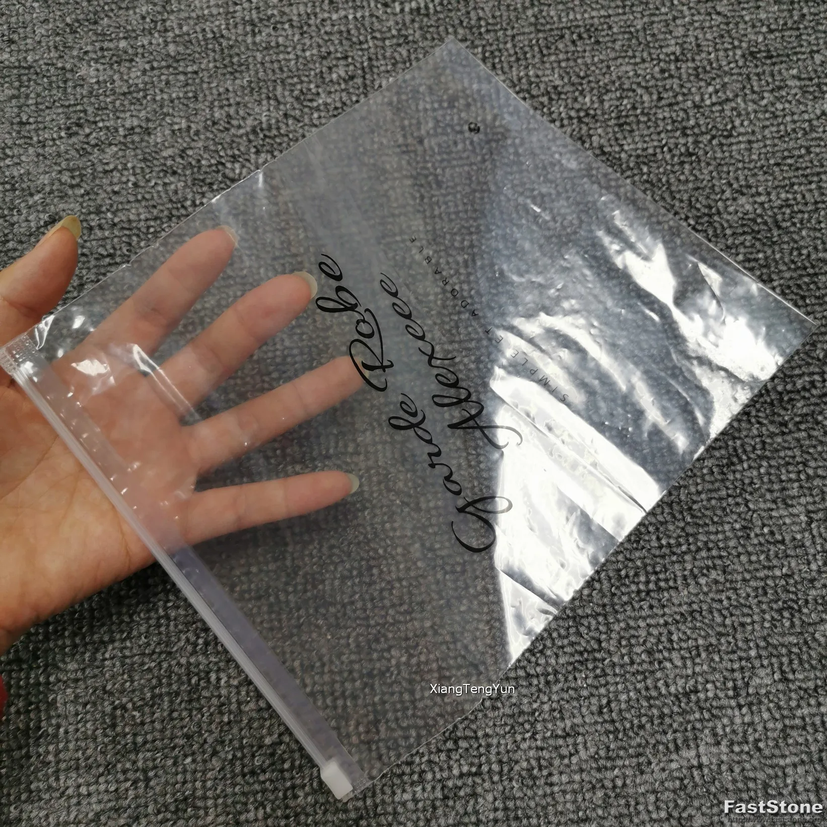 Matte Printing Eva Ziplock Plastic Bag Custom Poly Zip Lock Frosted ...