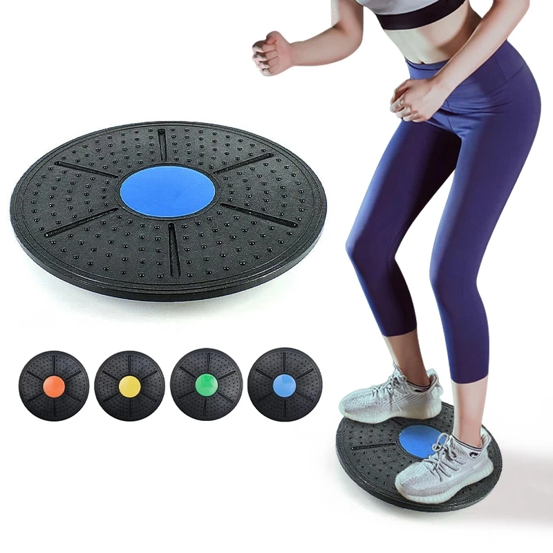 

Balance Board Universal Healthy Wobble Stability Disc Yoga Sport Training Twist Boards Portable Fitness Equipment, 8 colors