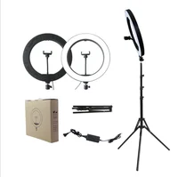 

Tiktok LED Ring Light 5500K Dimmable Camera Flash Ring Light 14 inch Lamp with Tripod Stand For Photography Makeup Living videos