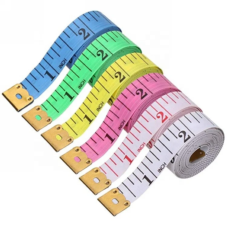 

Free Shipping Soft 1.5M Sewing Ruler Body Measuring Ruler Inch Centimeter Sewing Tailor Tape Measure Meter Sewing Measuring Tape