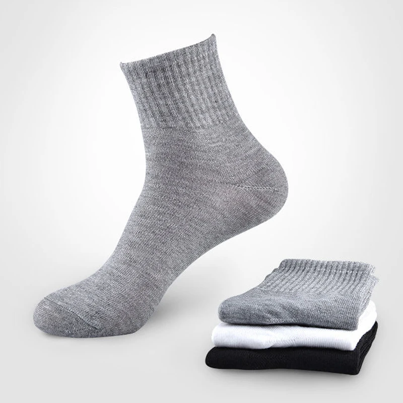 

Women Socks Breathable Ankle Socks Solid Color Short Comfortable High Quality Cotton Low Cut Socks Black White Gray