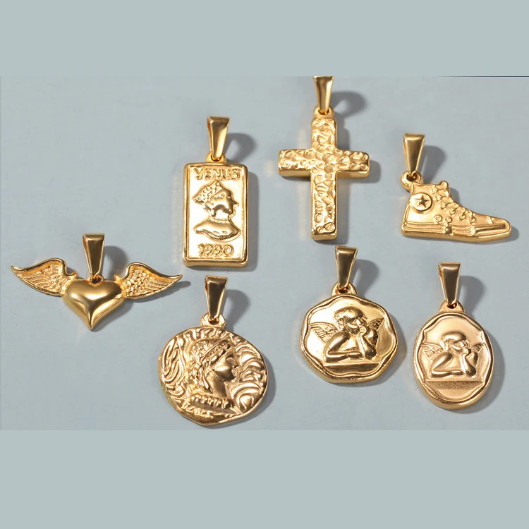 

Wholesale Multi Models Mens Pendant 14k Gold Plated Custom Logo