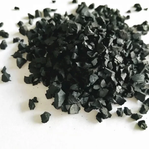 

Black artificial grass infilling rubber granules for football court