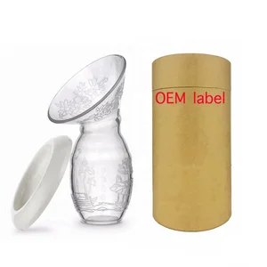 Image of Baby product 2019 Silicone Manual Breast Pump breast feeding collector for breast feeding