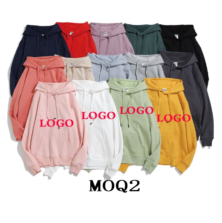 

2021 High Quality Solid Color Hoodie Unisex 350gsm Oversized Blank Fleece Men Wholesale Custom Hoodies, Picture shows