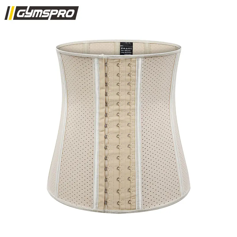 

Dropshipping 9 bones steel Waist Trainer Corset Cincher Breathable Girdle Trimmer high waist shorts Body Shaper