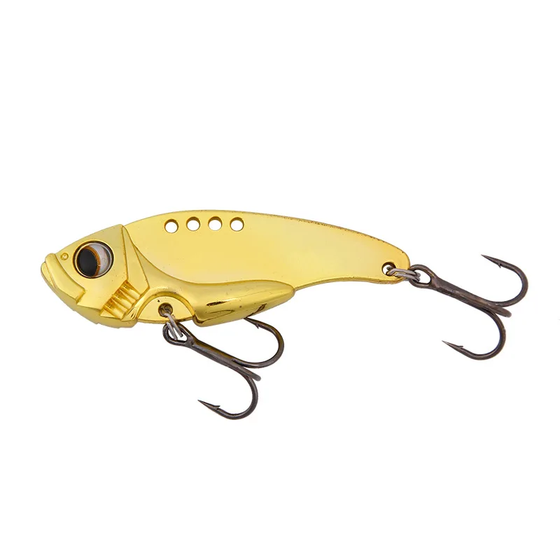 

Hot selling colorful lead VIB spoon fishing lure jigs Bait artificial 5g 8g 13g, 2 colors