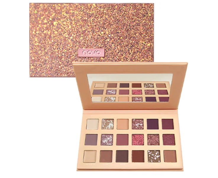 

Cross-border make-up Cinderella Crystal Eye Shadow, Matt pearlescent waterproof not halo dyed network red fairy color x14