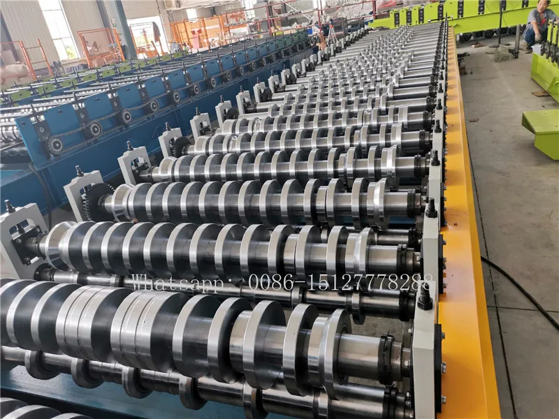 印度强镀锌钣金滚压成型机制造梯形屋顶