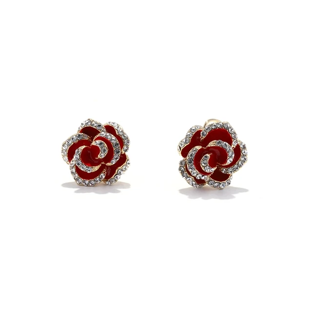 

Zircon Earring Jewelry Yoda Earrings Stud Yiwu Dollar Za Women Gold Plated Free Shipping Zinc-Copper Metal Hoop Earrings, As photo