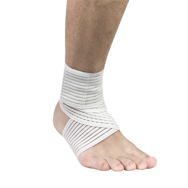

Wholesale high elastic sports ankle bandage support adjustable ankle brace sleeves, 5 colors