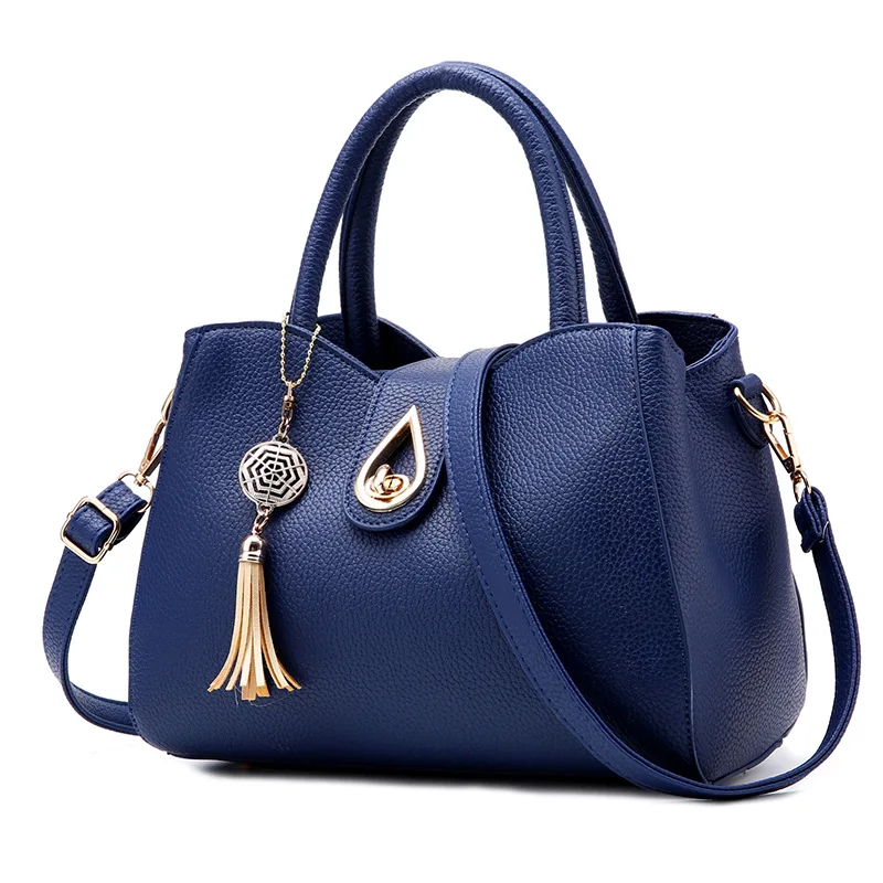 

TD1234 2019 Fashionable PU Leather Travel luxury handbags for women