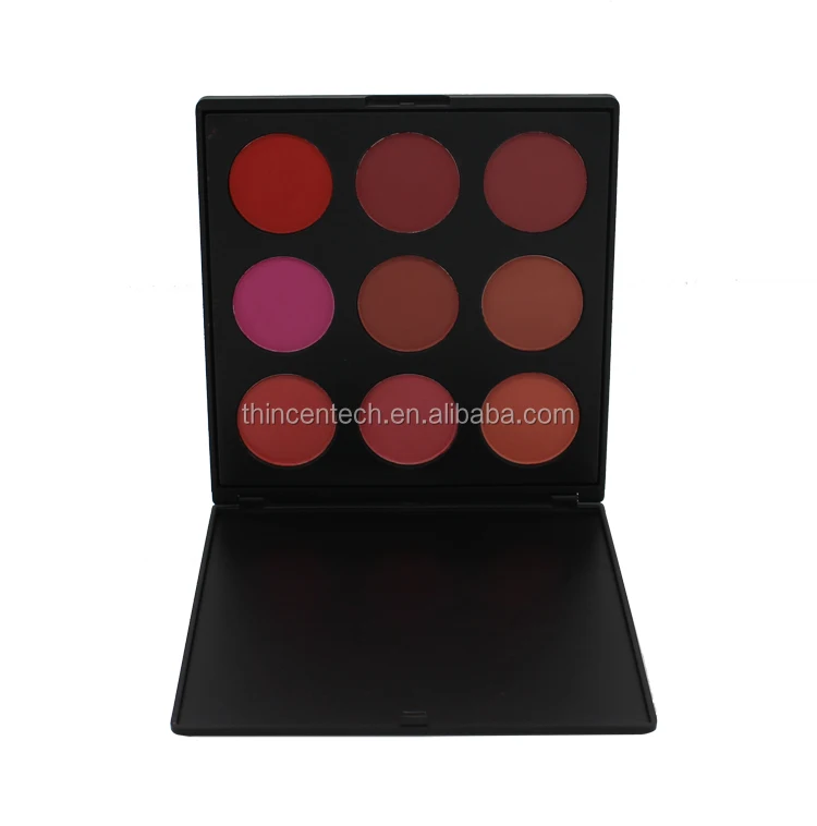 Fashion Popular Matte Pressed Powder Blusher Palette Cheek Makeup Custom Blush