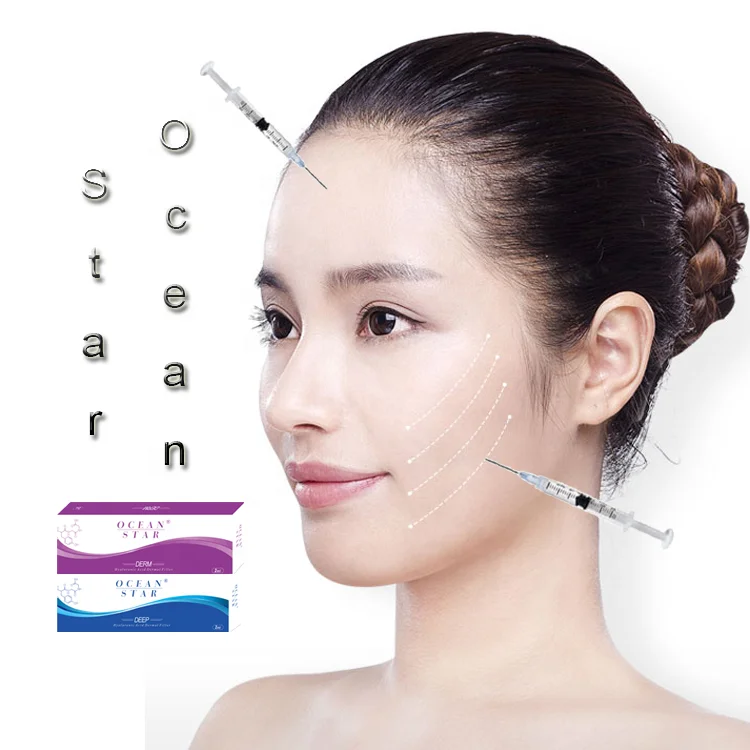 

hot selling Ocean star Safe hyaluronic acid fillers injection for facial skineance wrinkle filler